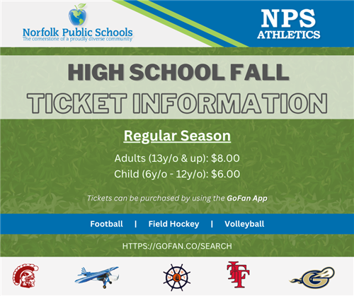 HS Fall Ticket Information